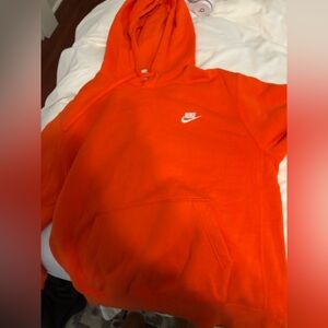 Orange Nike hoodie